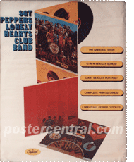 Sgt. Pepper's Beatles promo poster